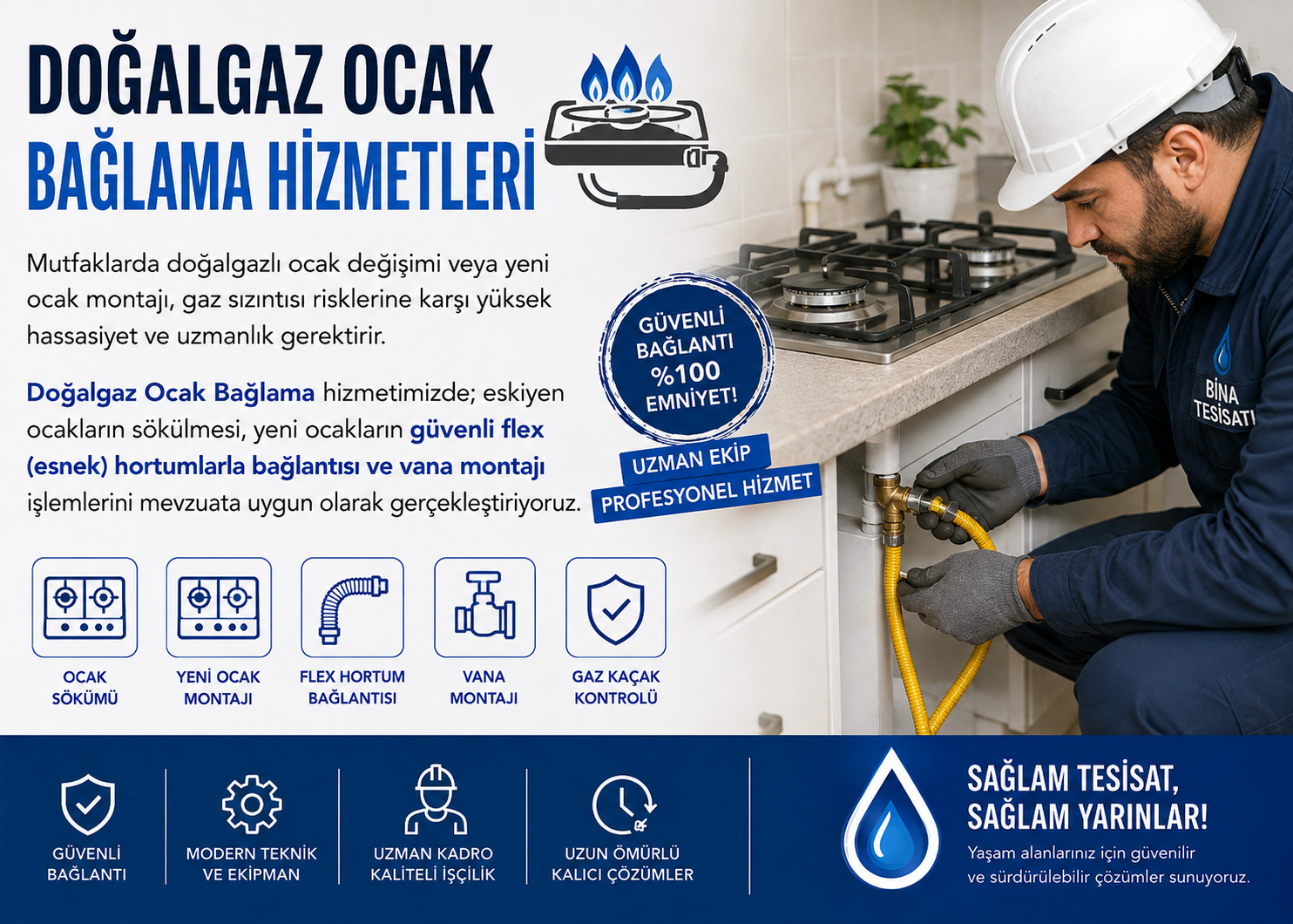 Doğalgaz Ocak Bağlama